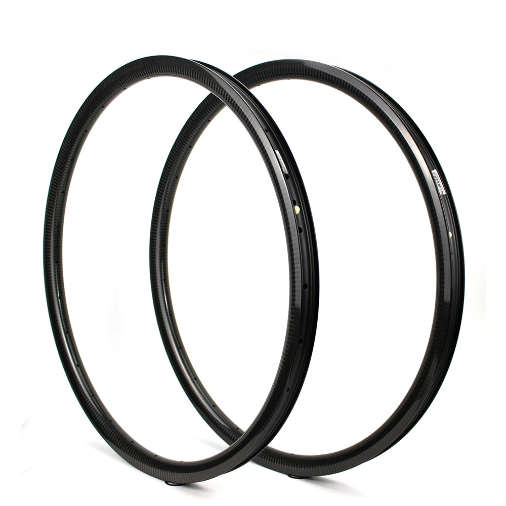 

HULKWHEELS Mtb Carbon Rim 27.5er Bicycle Tubeless Ready Carbon Fiber 28x24mm Bicycle Rims 28H 32H Mountain Bike Wheels