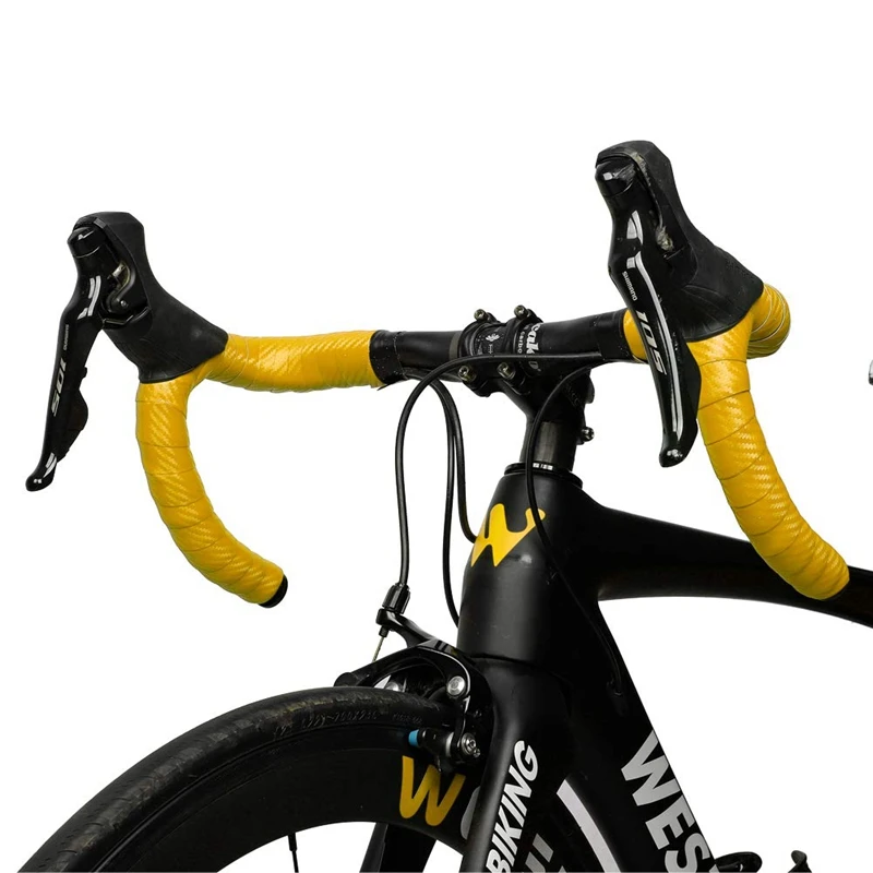 

WEST BIKING Bike Handlebar Tape, Super Soft Cycling Handle Wraps for Enhance Your Bike Grip with 2 Bar Plugs
