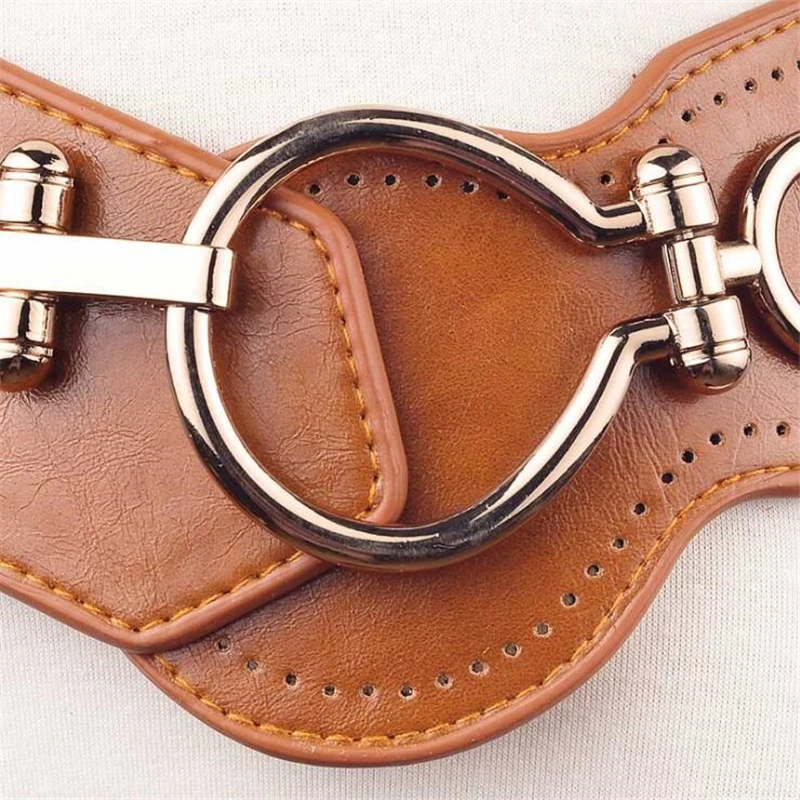 

2021 Luxury Belts for Women Simple Retro Elastic Girdle Fashion Wild Can Be Used All Year Round Dress Accessories Leather Belts