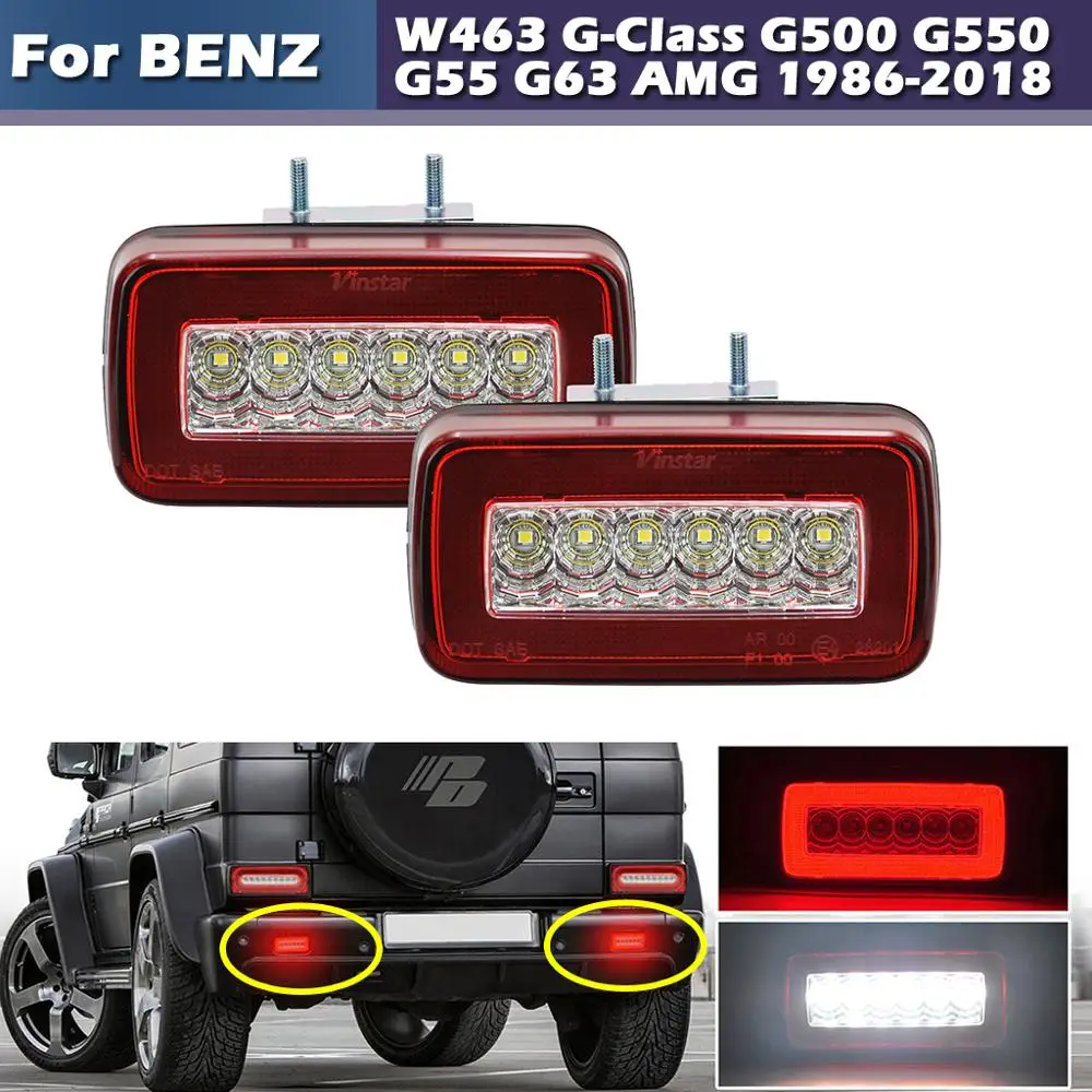 Красный или дымчатый объектив 3 в 1 светодиодный задний противотуманный запасной