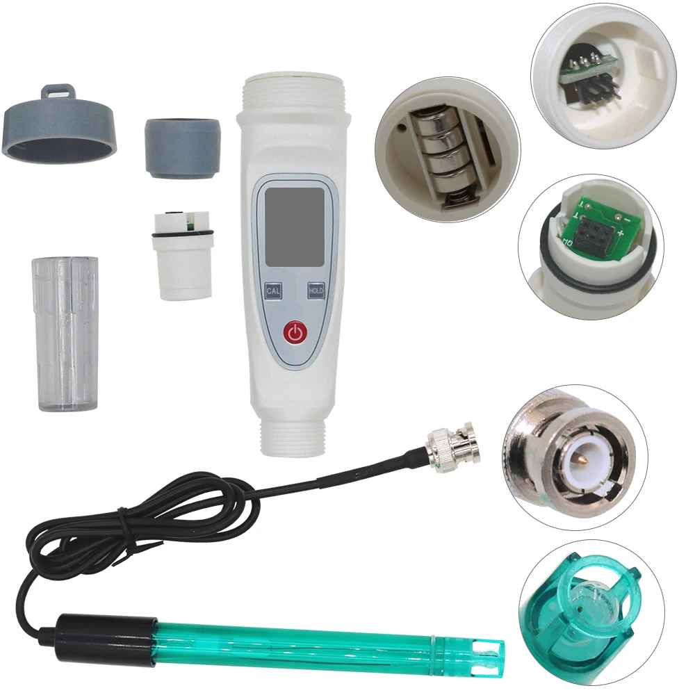 PH 20W портативный цифровой тестер качества воды точность 0 1 Ручка рН метр качество