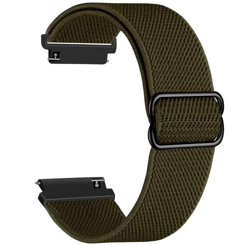 For Samsung Galaxy Active 2/3 Gear S2 Watch Band Nylon Watch Strap Sports Huawei Amazfit Bracelet Stretch Woven Belt