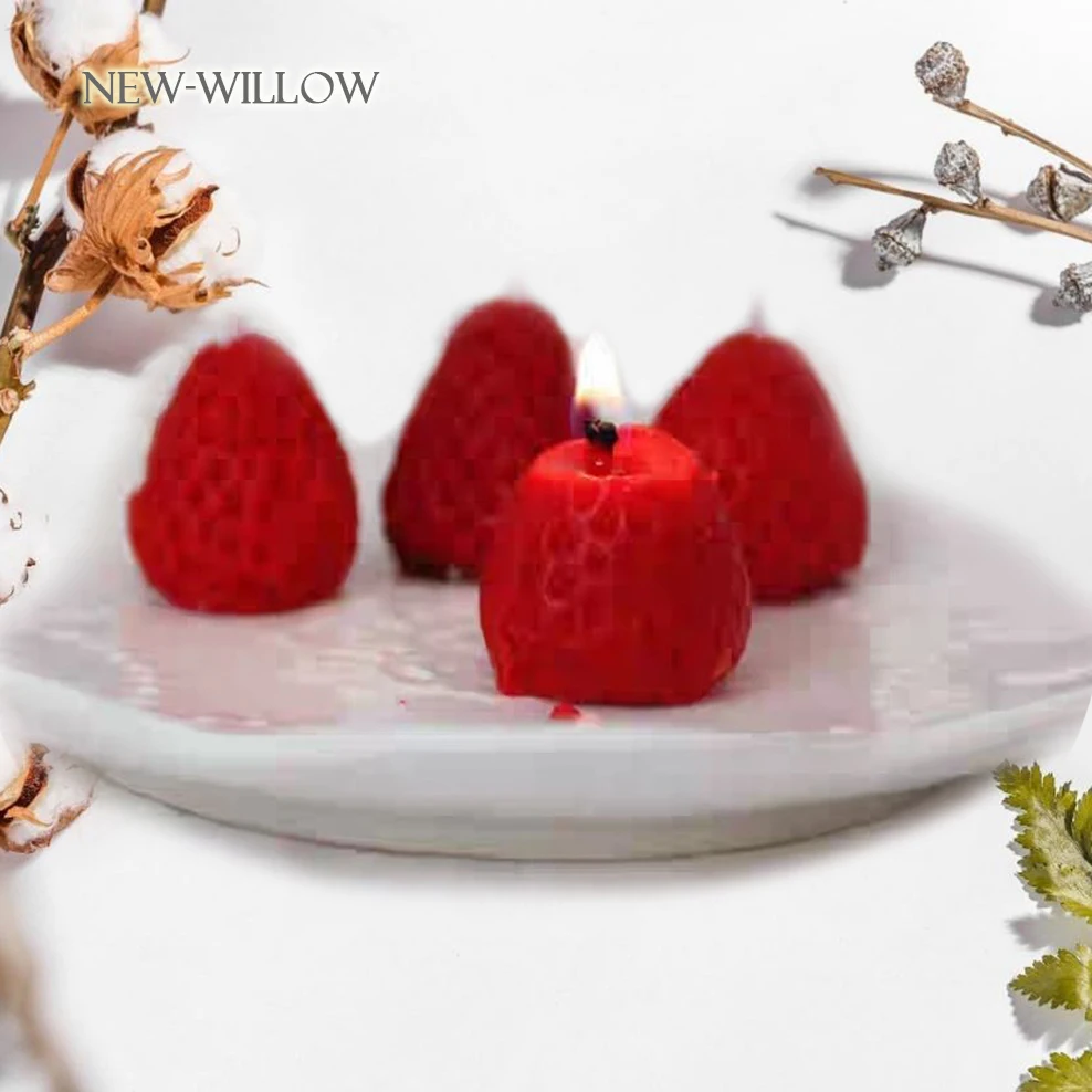 

Aroma Candle Help Sleep Soy Wax Little Strawberry Scented Candle Birthday Present Girly Strawberry Candle Indoor Fragrance