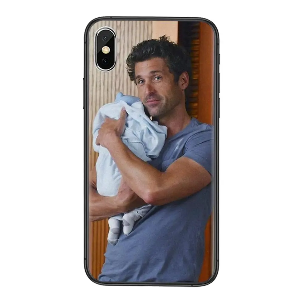 Derek Shepherd Greys Anatomy Poster Black Shell Painting Bumper Reasonal Price For Redmi Note 10 9 9S 9T 8 8T 7 6 5 5A 4 Pro | Мобильные