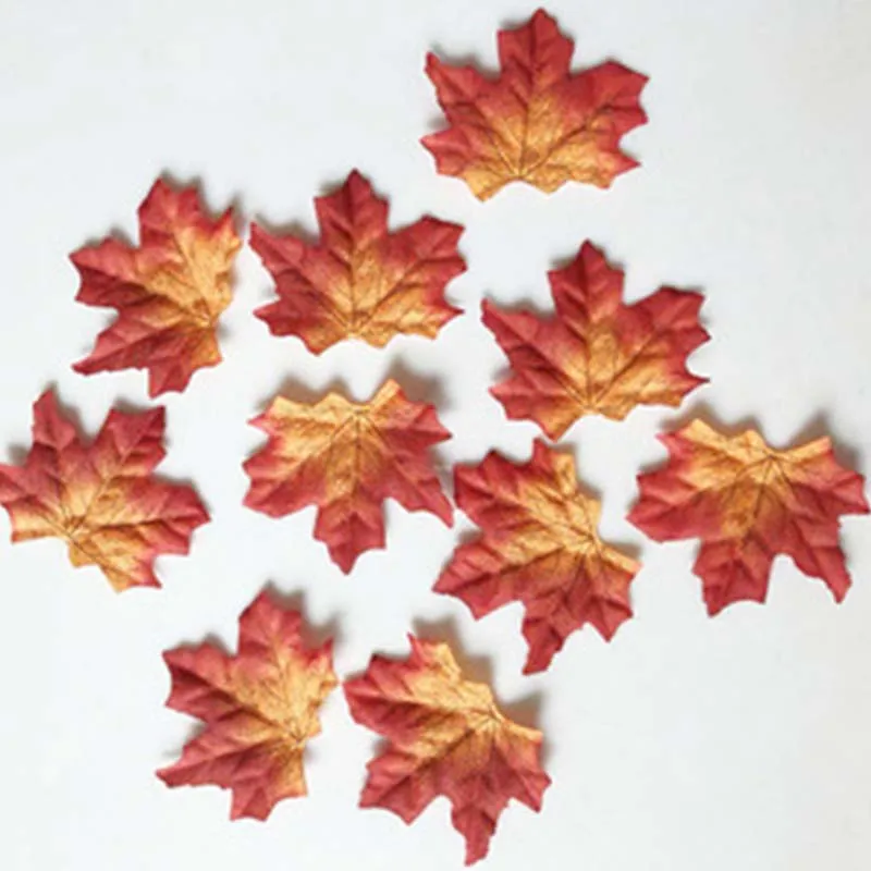 50 шт. искусственные кленовые листья 8 см | Дом и сад