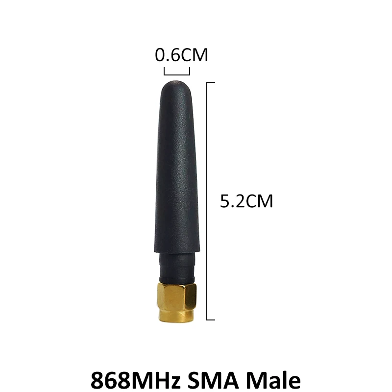 GRANDWISDOM 20pcs 868mhz antenna 2dbi sma male 915mhz lora antene module lorawan ipex 1 SMA female pigtail Extension Cable
