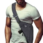 Нагрудная сумка с защитой от кражи, многофункциональная тактическая Сумочка для пистолета, пистолета, телефона, карт, сумка на плечо для левой и правой руки