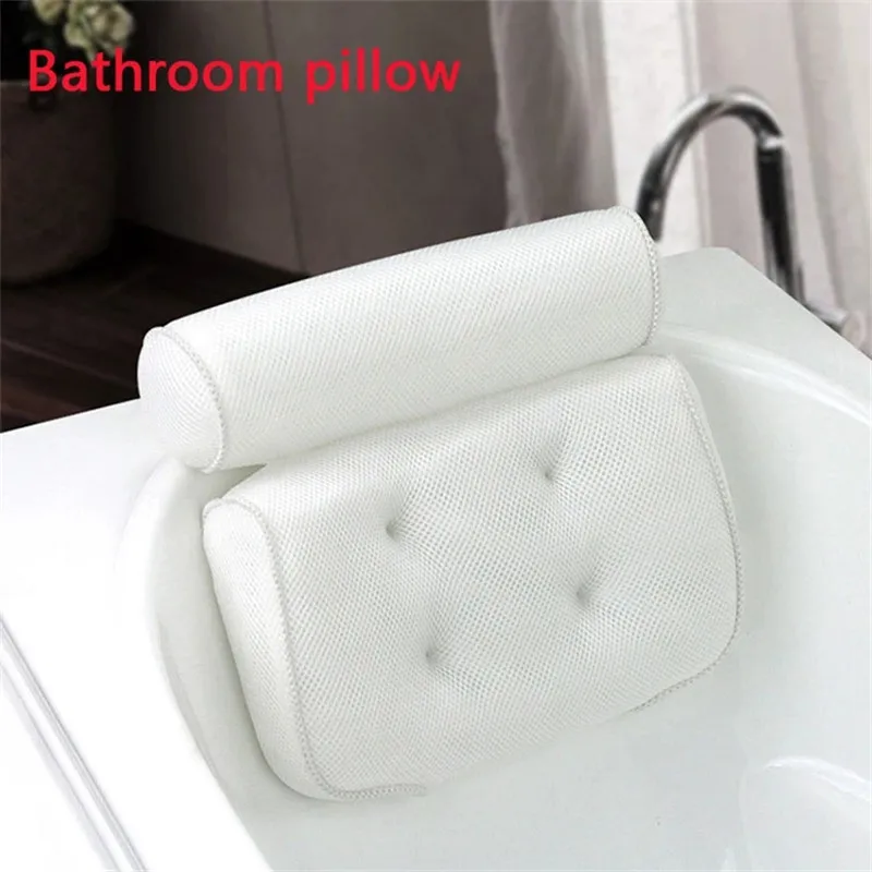 

Bathtub Pillow Cushioned Bath Tub Spa Pillow Bathtub Head Rest Pillow Thickened for Home Hot Tub Bathroom Cushion Accersories