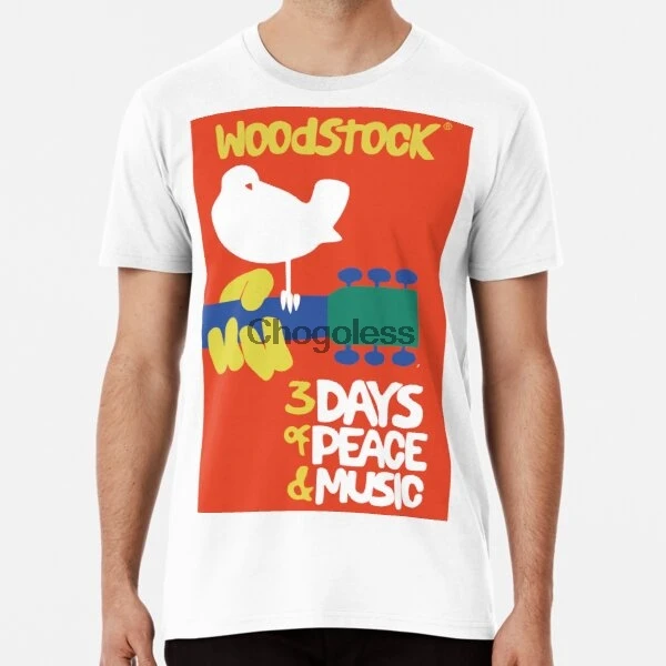 Мужская футболка Woodstock 1969 женская и