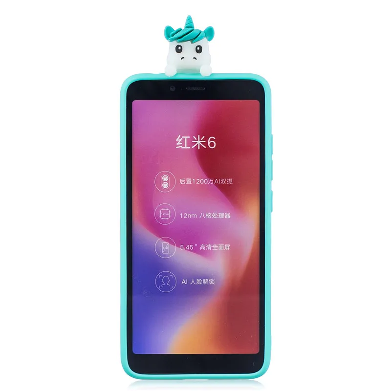 Чехол для Xiaomi Redmi 6A чехол Xiomi 7A 5A 4X чехлы Мультяшные 3D куклы игрушки мягкие
