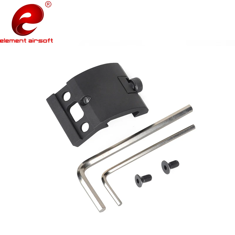 Фонарик Element Mount с M600C и M300A Softair Picatinny Rail оружейный аксессуар охотничий точечный страйкбольный винтовочный светильник EX263 - Цвет: Черный