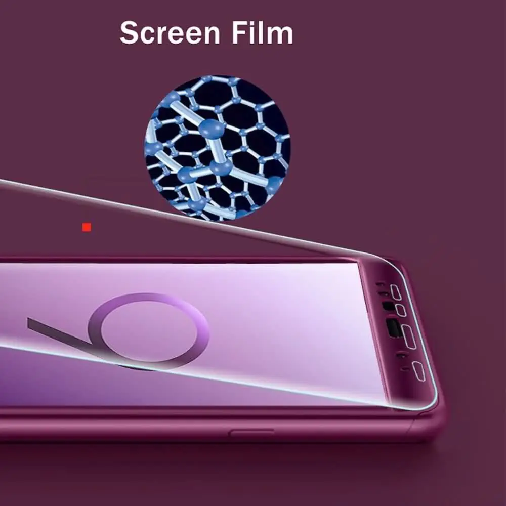 Мягкая пленка глянцевый зеркальный чехол для Samsung Note 8 9 S7 edge цветной