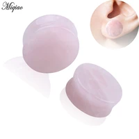 miqiao 2pcs fashion new product pink crystal stone ears 5mm 25mm exquisite body piercing jewelry