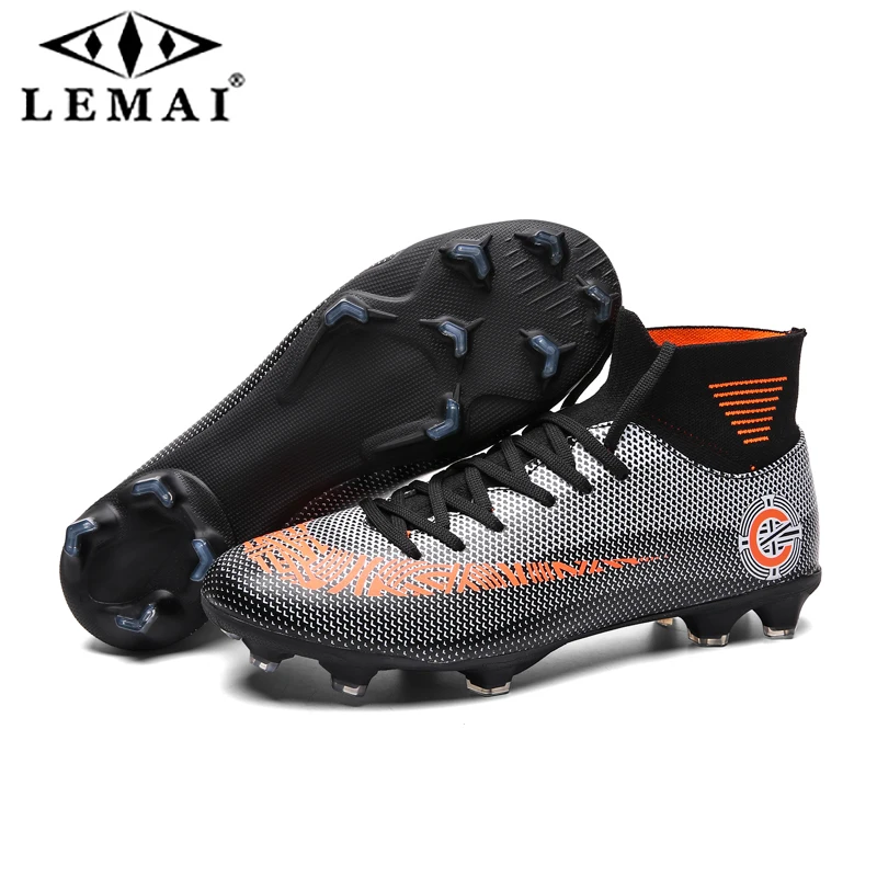 Мужская Осенняя обувь для футбола нескользящие бутсы футбольная кроссовки