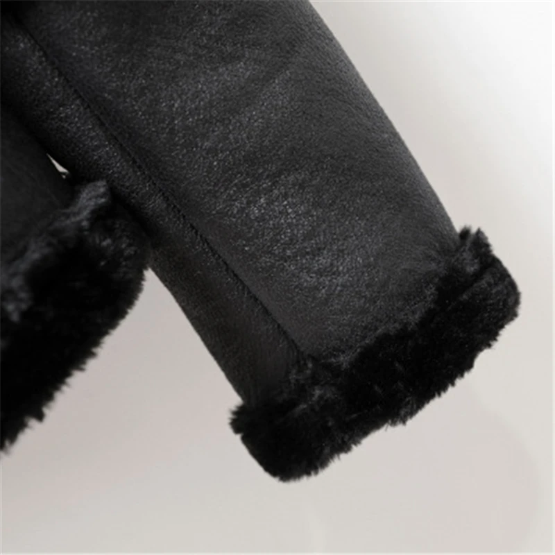 2022 New Winter Womens Leather Jacket Fashion Warm Female PU Leather Coat MotorBike Zipper Women Coats Outerwear N271