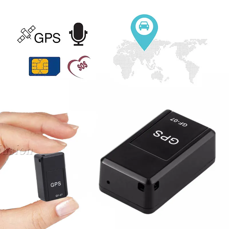 

GF-07 Mini GPS Vehicle Tracker Locator Magnetic SOS Tracking Device Car Kid Pet Dog Personal Anti-Lost Location Smart Tracer