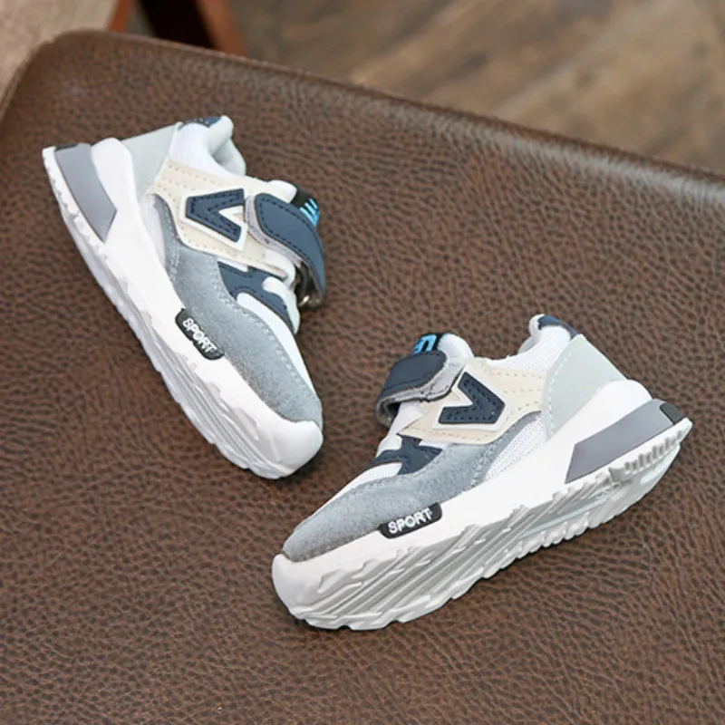 Прямая поставка Детская обувь Сезон осень-зима Новинка Модная дышащая детская