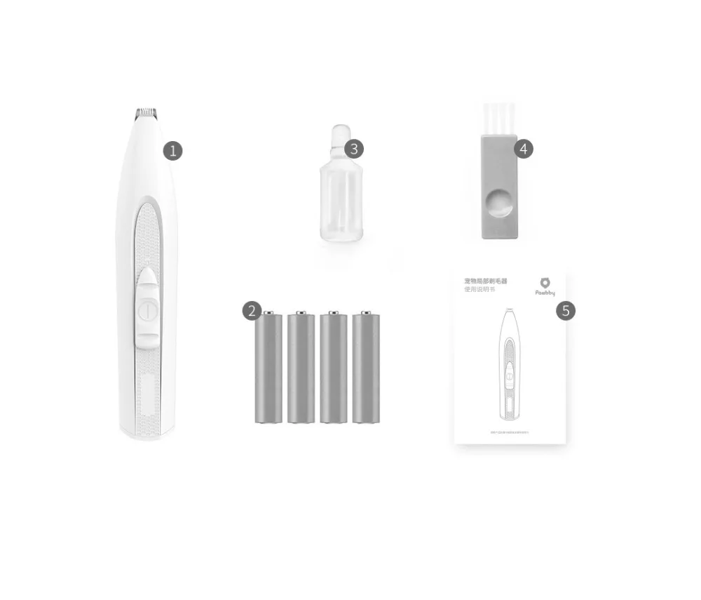 Xiaomi Pet точный триммер кошка Груминг для собачьей шерсти местная бритва уши глаза ноги шов предохранительный резак головы