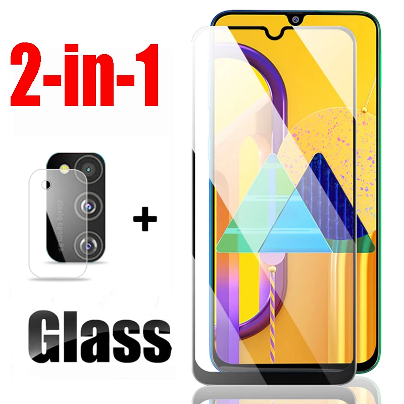 

Original 2019 9H Tempered Glass for Samsung Galaxy m30s Screen Protector Full Cover Film for samsung M30s camera Protective film