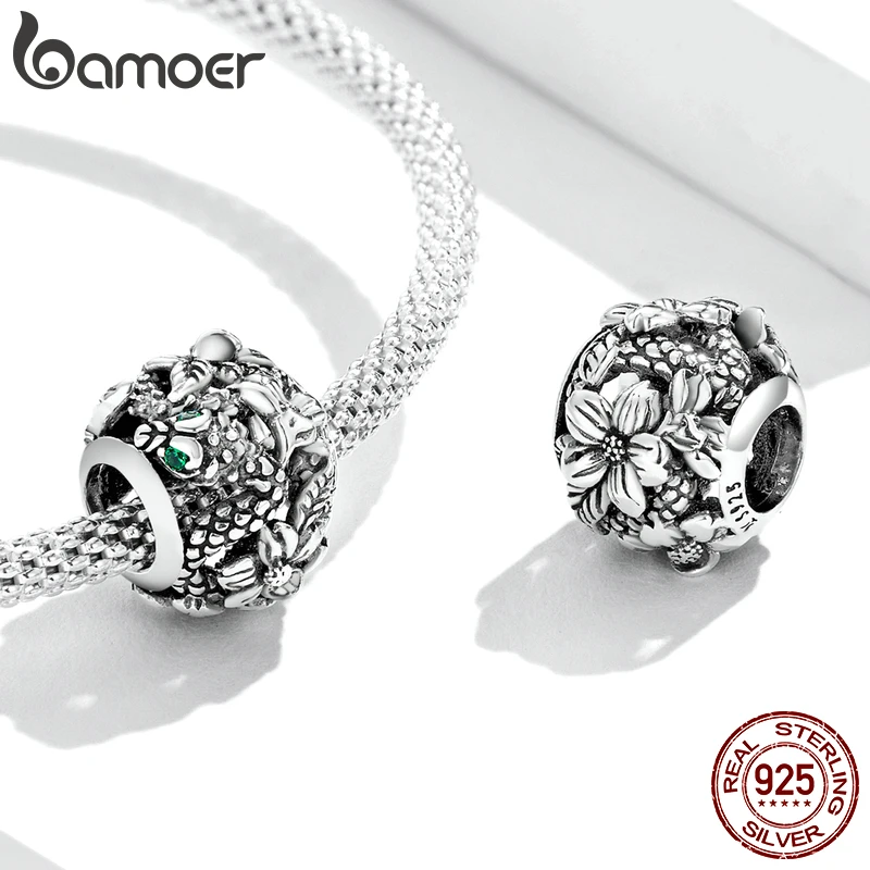 Винтажный Браслет Bamoer с подвеской в виде змеи подходит для браслета из