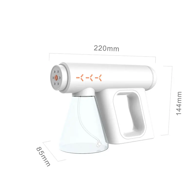 

Portable Sanitizer Sprayer Blue Light Rechargeable Nano Steam Water Spray Gun Disinfection Machine Gardening Tools And Equipment