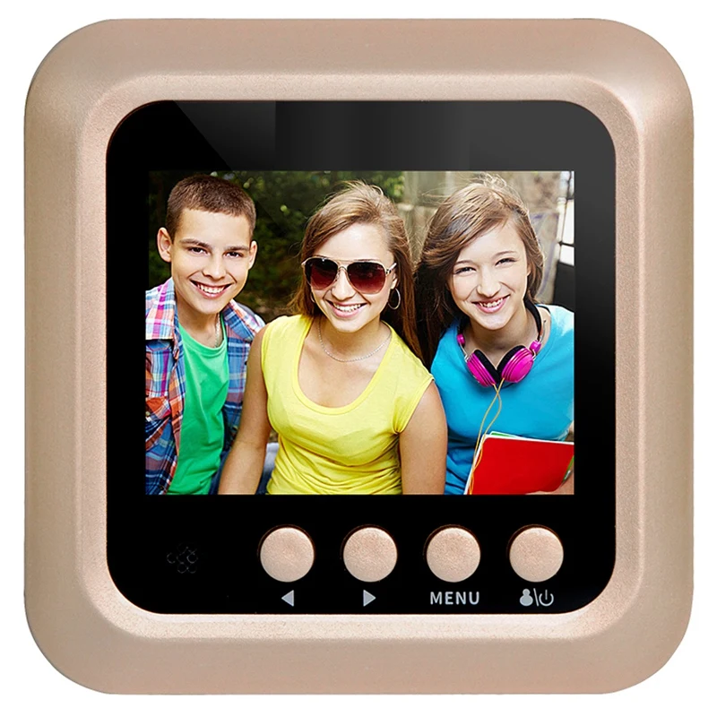 2.4Inch Lcd Color Screen 160 Degrees Ir Night Door Peephole Camera Photo/Video Recording Digital | Безопасность и защита