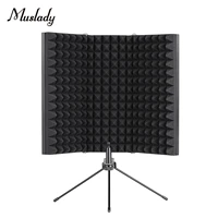 professional studio recording microphone isolation shield filter microphone wind screen with high density eva foam
