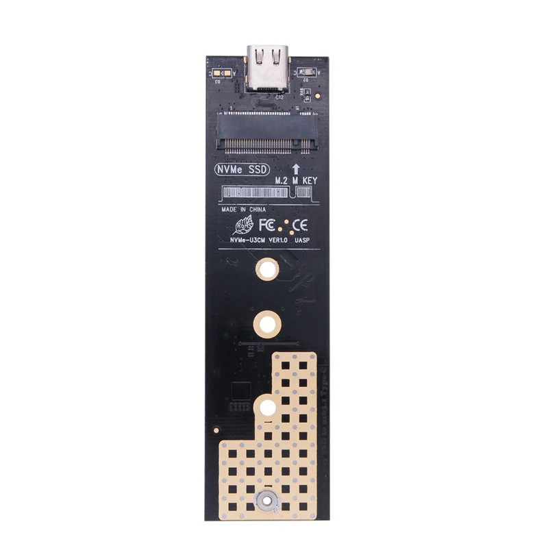 M2 SSD чехол NVME корпус M.2 для Тип USB C 3 1 ssd-адаптер PCIE M ключ 2230/2242/2260/2280 коробка RTL9210 |