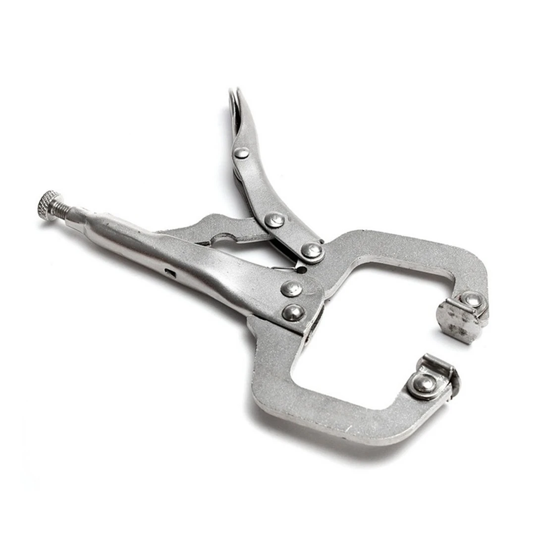 

C Clamp Weld Clip Woodwork Tenon Locator Grip Lock Jaw Swivel Pad Wood Fix Plier Pincer Tong Work Alloy Steel Hand Tools