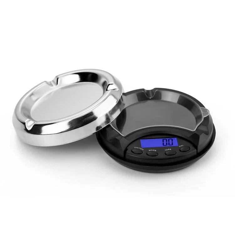 

0,01 г ювелирные весы точные электронные весы жидкокристаллический цифровой дисплей пепельница форма травы шкала для заваривания чая инстру...