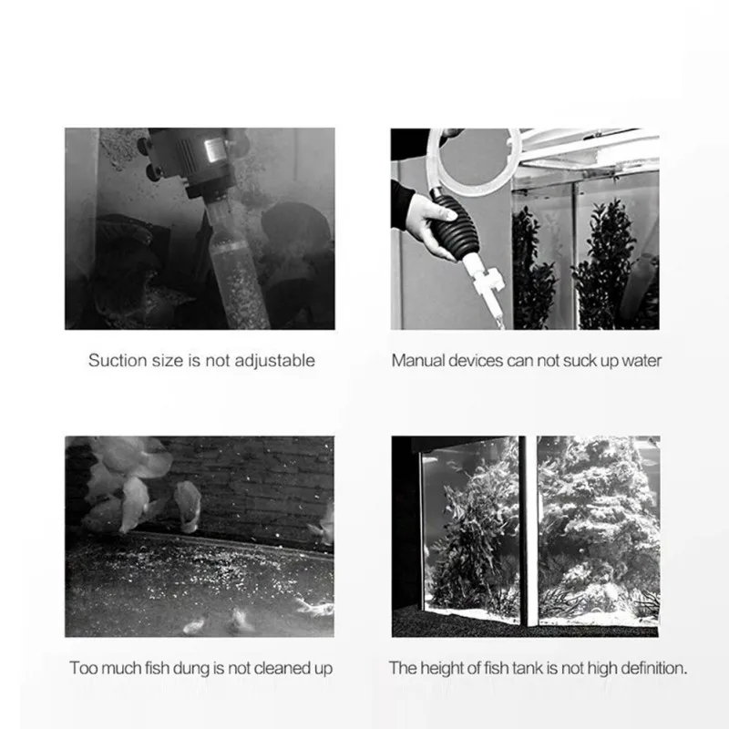 Аквариумный насос инструменты автоматический Электрический Очиститель сифон