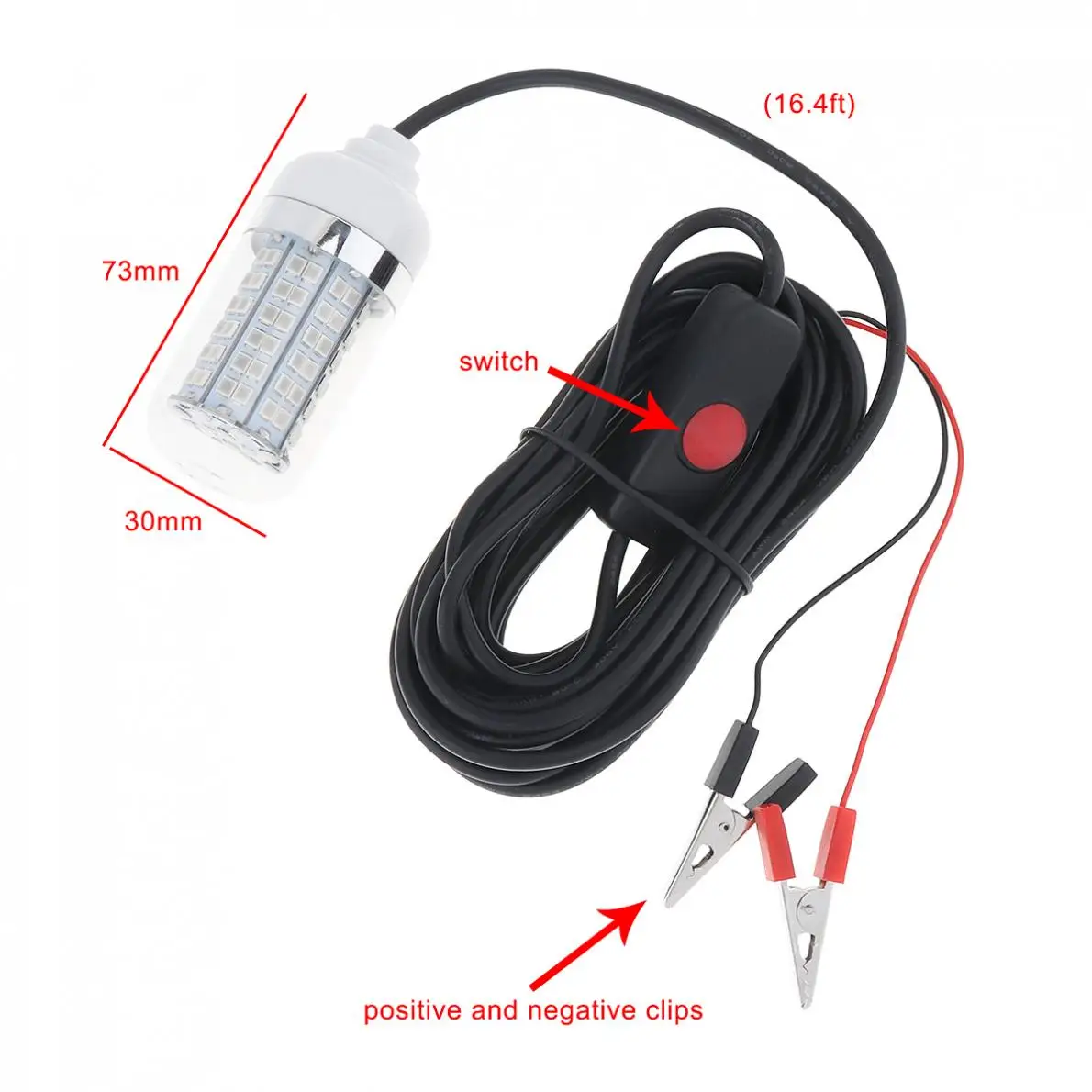 108pcs 2835 LED Underwater Fishing Light / Lures Fish Finder Lamp Attracts Prawns Squid Krill for Lighting | Лампы и освещение