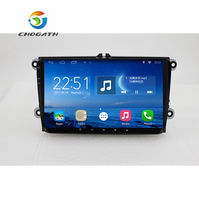 Автомобильный радиоприемник CHOGATH Android 9 0 DVD GPS для Volkswagen skoda Passat B6 / B7 B5/ CC/Transporter T5