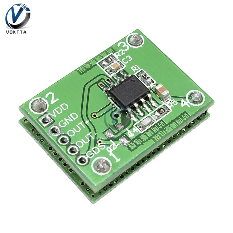 DC 6-40V LV002 Doppler радар-переключатель для СВЧ 8-15M радар-детектор сенсор доска коридора