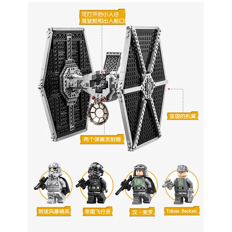 10900 строительные блоки имперский истребитель Звездные войны знаковая атака