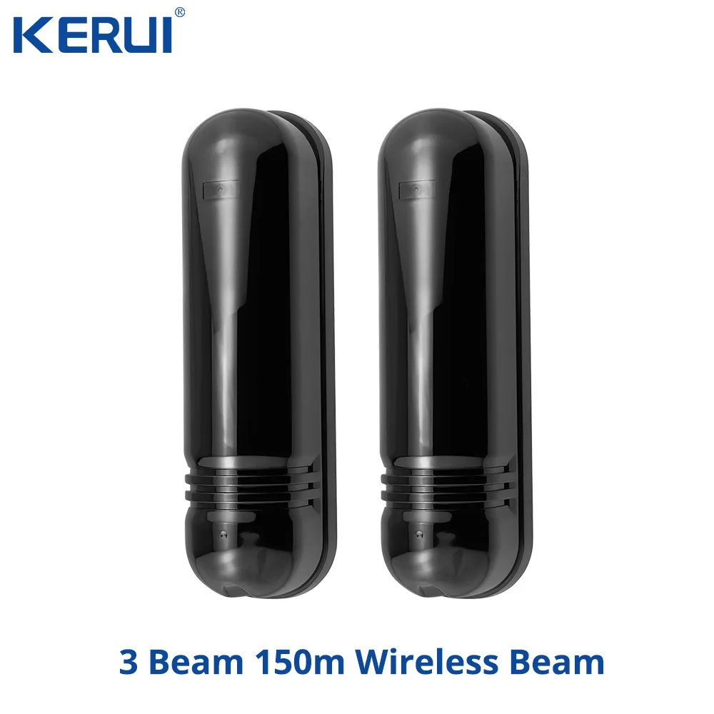 

3 Beams 150M 433 Mhz Outdoor Detector Wireless Beam Barriar Waterproof Photoelectric Home Security Alarm Infrared Detector