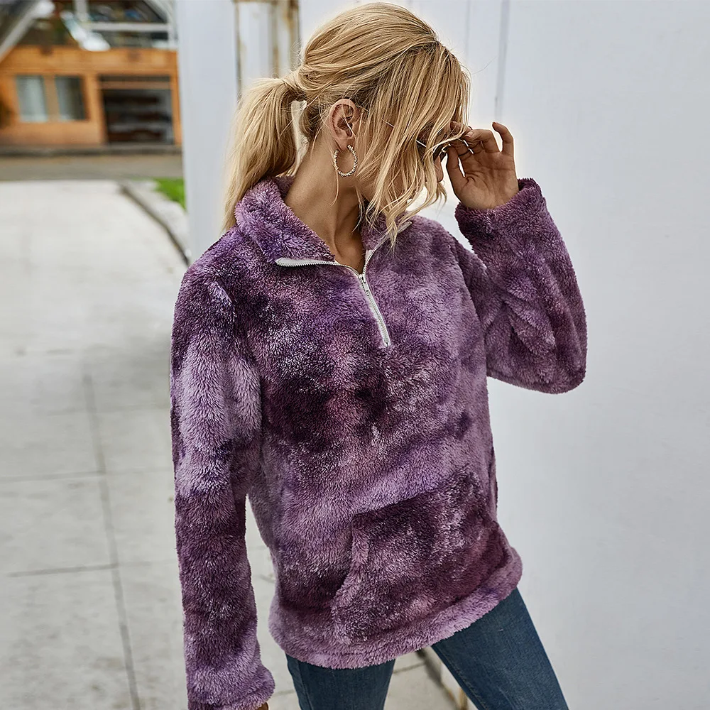 

New Autumn Winter Women Thick Warm Coat Fashion Velvet Cashmere Women Hoodies Sweatshirt Casual Tops Lady Loose Long Sleeve