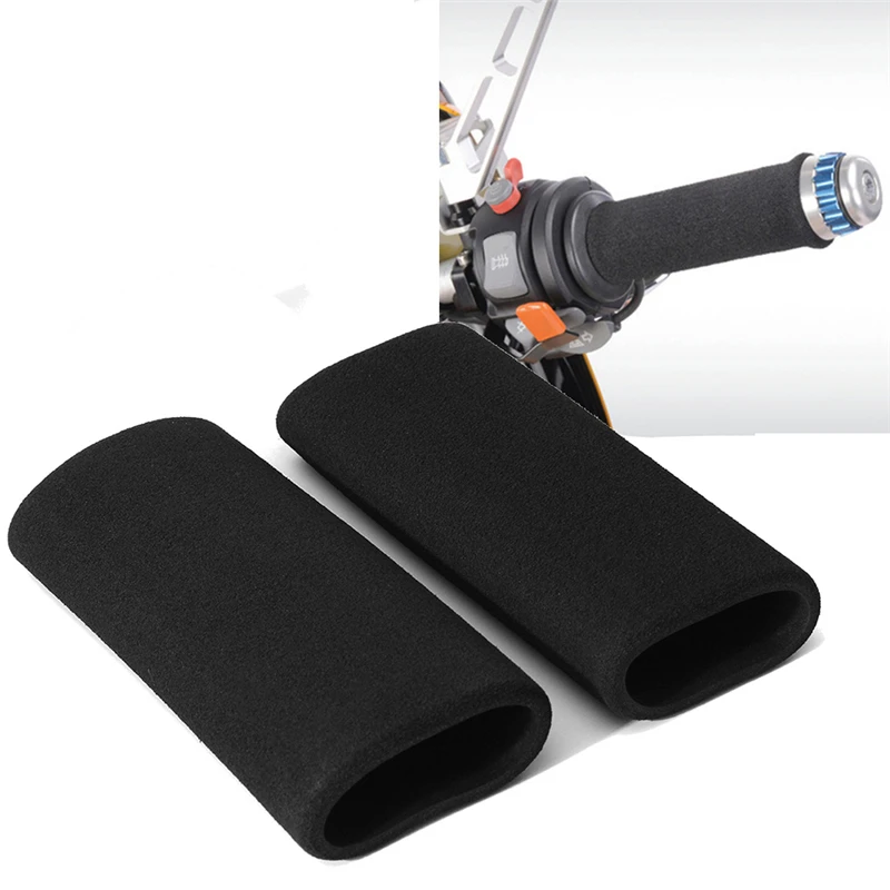 

Motorcycle Bike Non-Slip Handlebar Cover Vibration-Proof Comfortable Sponge Handlebar Gloves Motorcycle Accessories