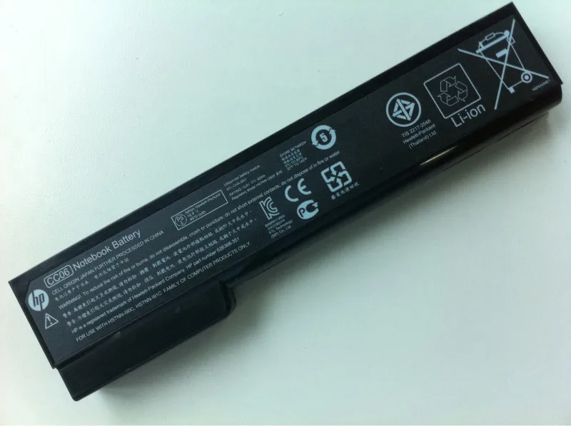 Новая Оригинальная батарея для HP EliteBook 8560p 8570p series HSTNN CB2F Φ F08C 10 8 V 55WH|battery for hp|new laptop