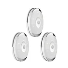 Светодиодный ночник с теплым белым свесветильник, освещение для шкафа, чулана, гардероба, спальни, кухни, лестницы, шайба, s