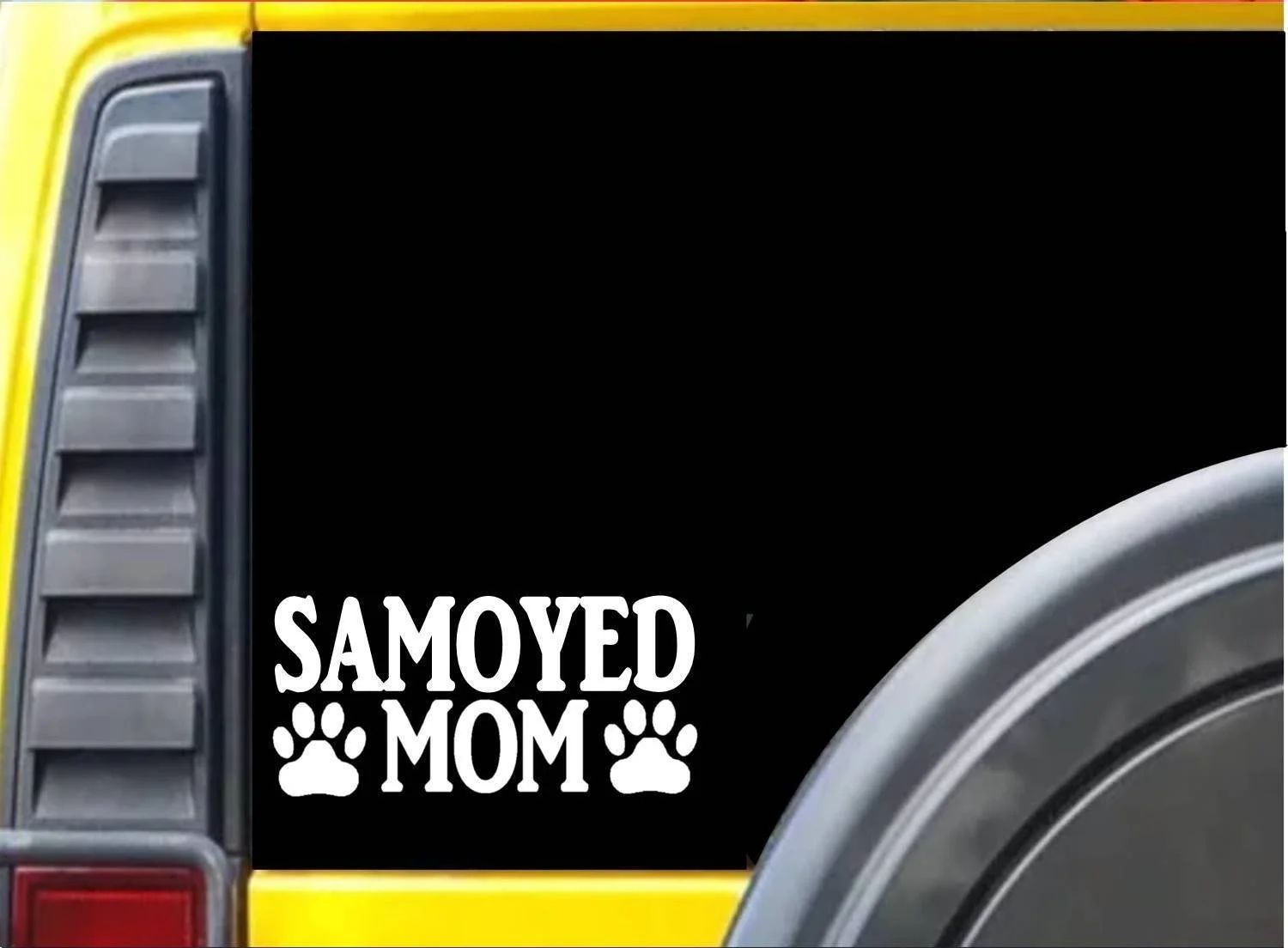 Самоед мама 8 дюймов Стикеры наклейка собачьих упряжек жгут Хаски стикер со