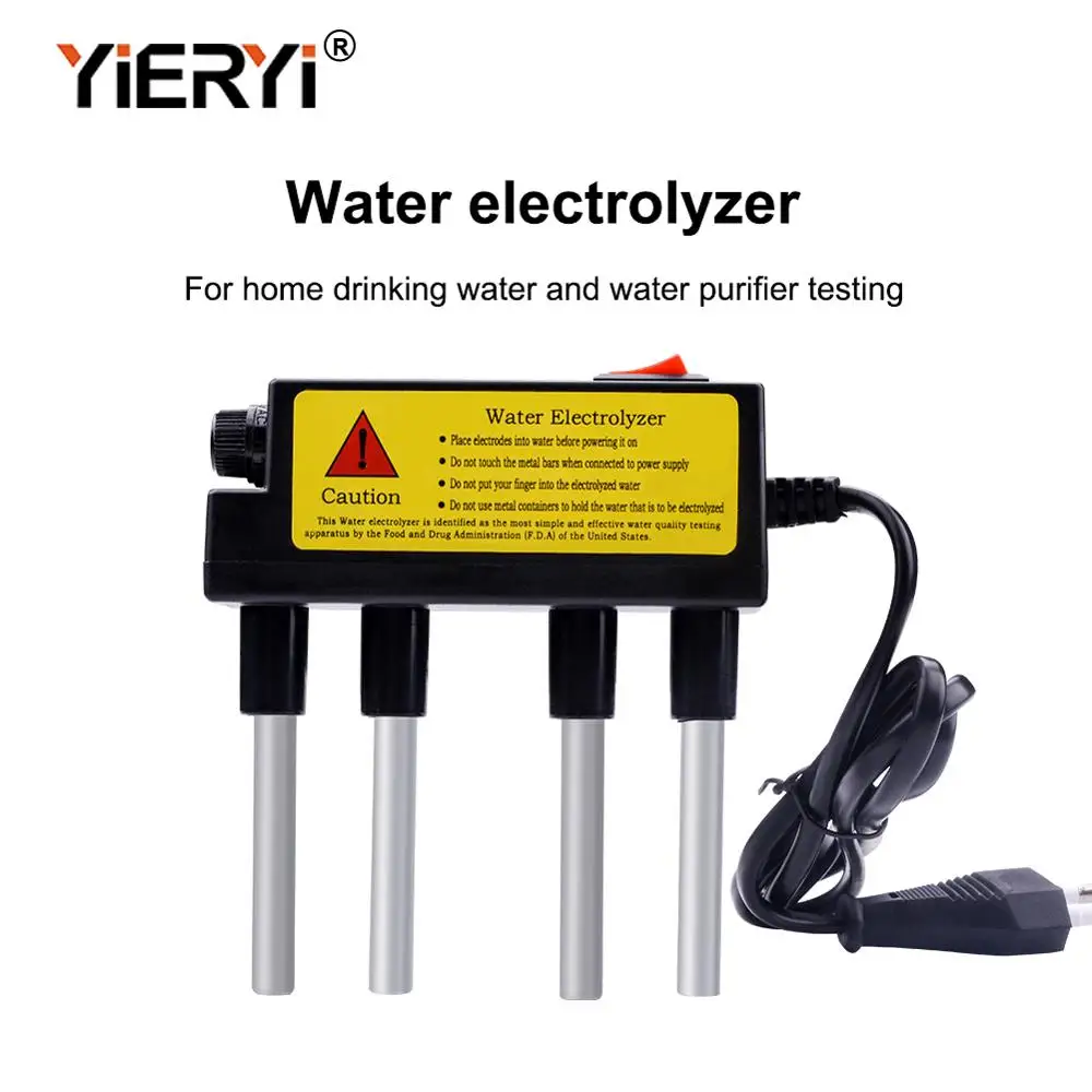 Yieryi Black Water Electrolyzer Quick Water Quality Testing Electrolysis Iron Bars TDS Tester