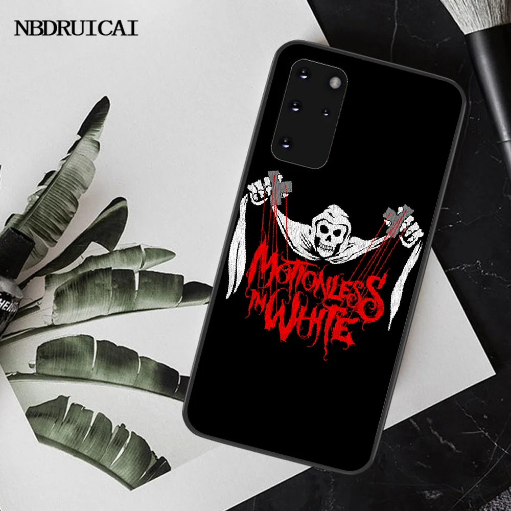 NBDRUICAI Motionless In White MIW Black TPU Soft Phone Case Cover for Samsung S20 plus Ultra S6 S7 edge S8 S9 S10 5G | Мобильные