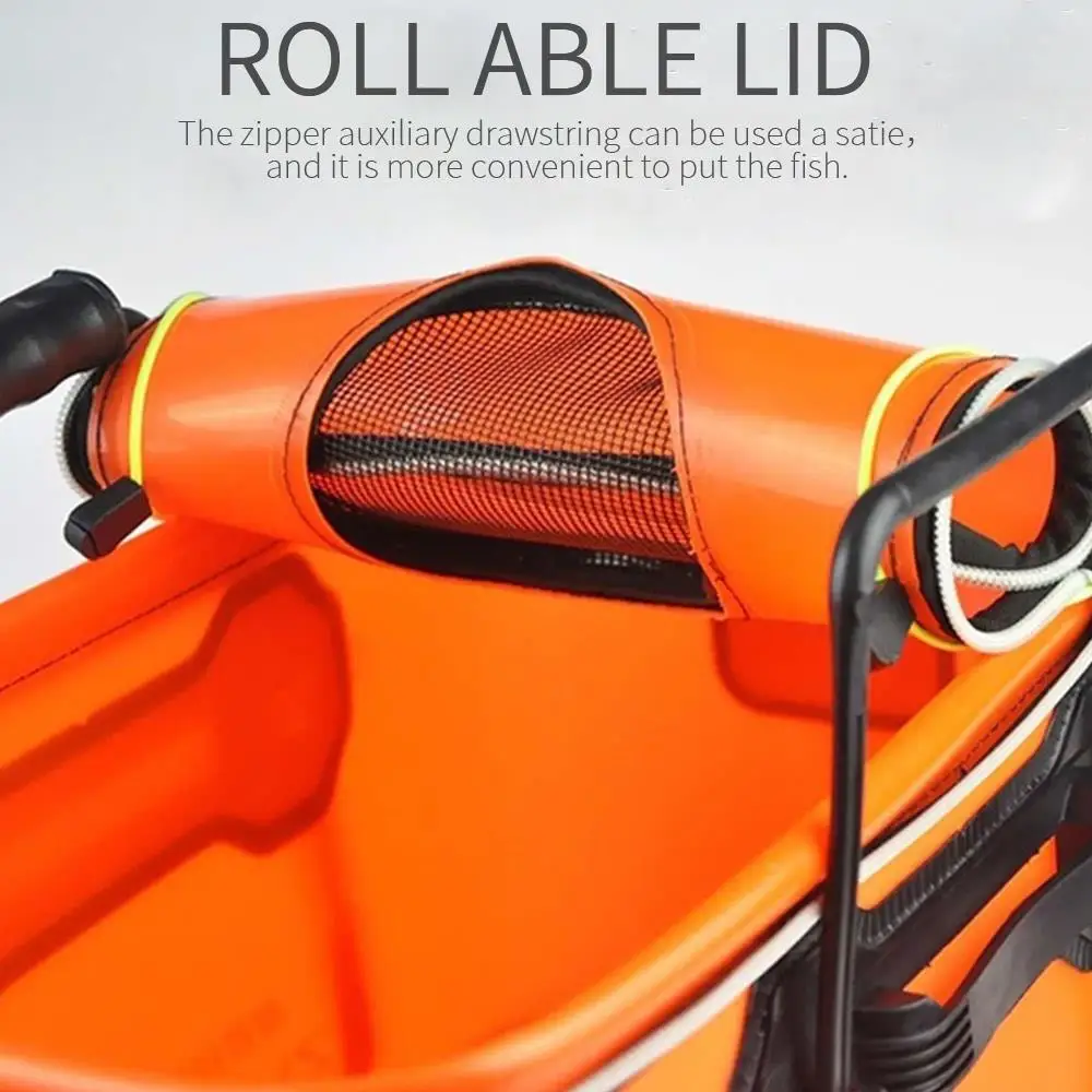 

Folding Bucket Fishing Bags Multipurpose EVA Waterproof Water Hiking Accessories Fishing Bucket Sturdy Durable Travel Outdoor