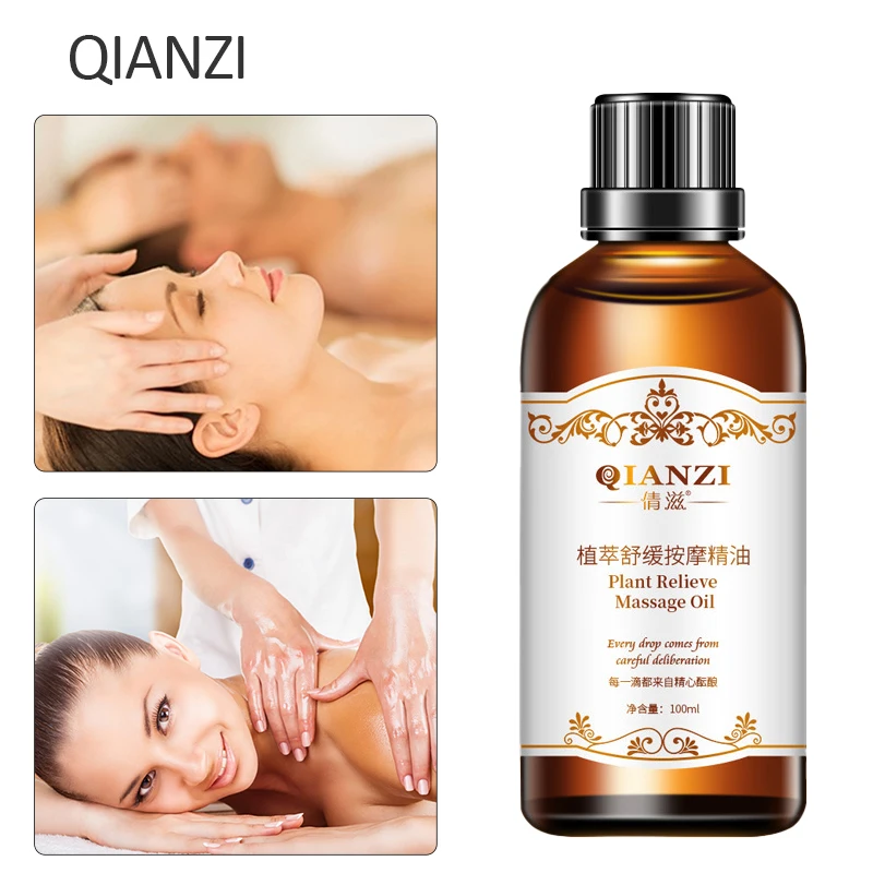 

Plant massage oil Natural Ginger Oil Lymphatic Drainage Therapy Anti Aging Promote Metabolism Relax Massage Oil Body Skincare