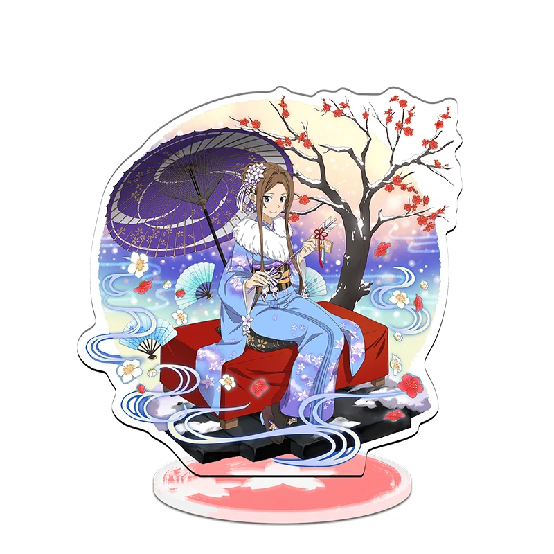 

Anime Sword Art Online SAO Yuuki Asuna Cute Stand Figure Model Plate Toys Cosplay Collection Cartoon Desk Decor Xmas Gifts