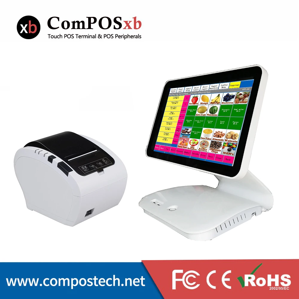 Новый дизайн емкостный сенсорный экран epossystem принтер для розничной продажи pos