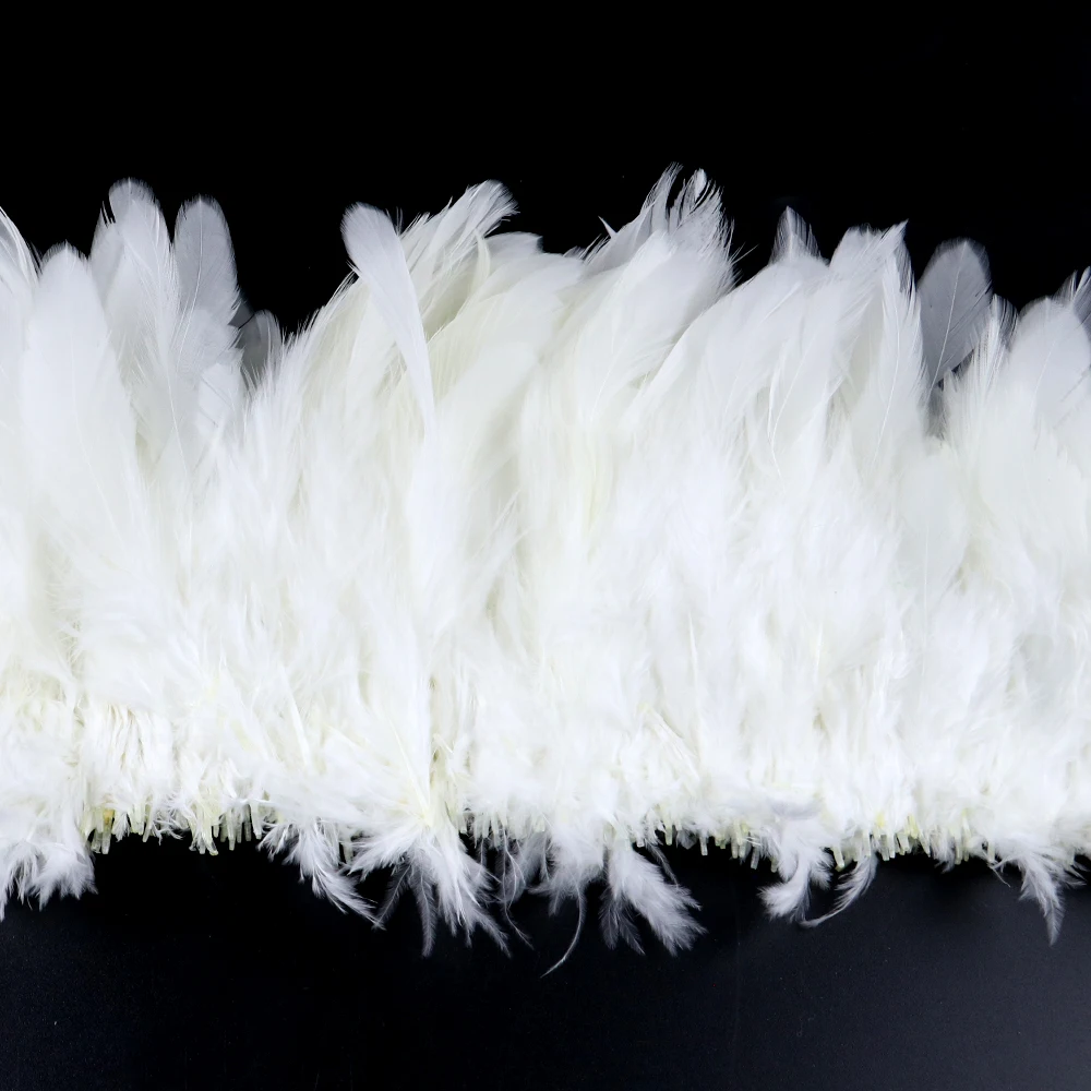 

800-1000Pcs/Bundle White Rooster Feathers 15-20CM High Quality Chicken Feather For Crafts Duster Accessories Wedding Decoration