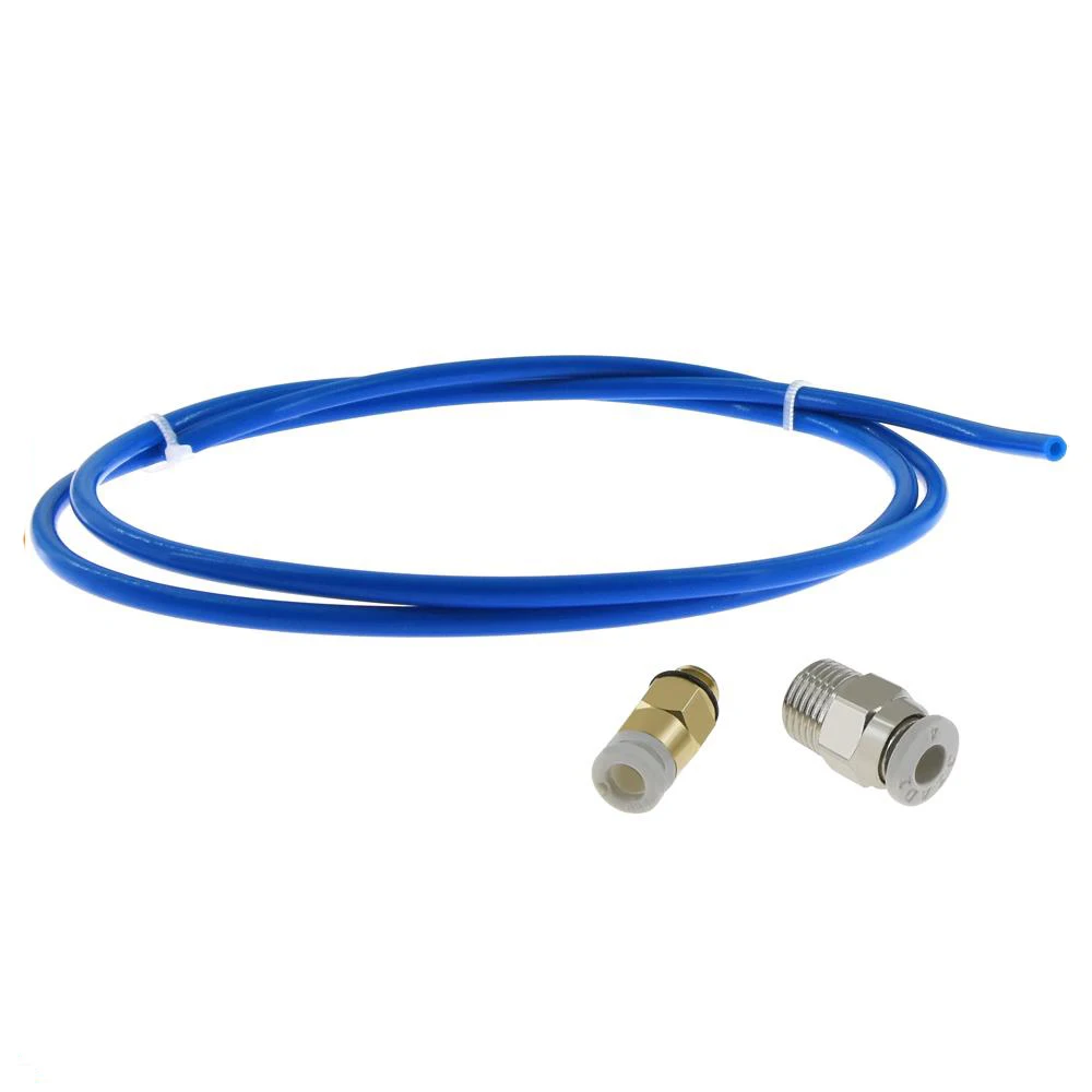 3D Printer Parts ID 2mm OD 4mm Cloned Capricornus Tube 1M hotend Rostock Bowden Extruder 1.75mm + 1pcs Quick Fitting PC4 01 | Компьютеры и