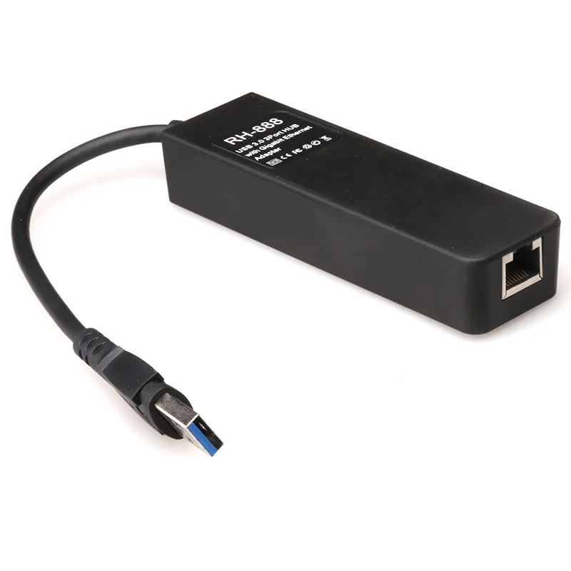 3 портовый USB 0 хаб гигабитный Ethernet адаптер кабель к сетевая карта 1000Mpbs Lan для Macbook